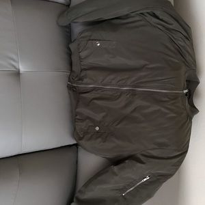 Green bomber jacket (Never worn)